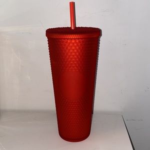 ☕️Starbucks jelly red studded tumbler